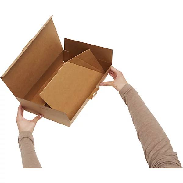 Blitzbox braun Innenmaße 220 x 155 x 100 mm A5 Palette mit VE 3040 Stk. TAKKT Industrial & Packaging GmbH-2