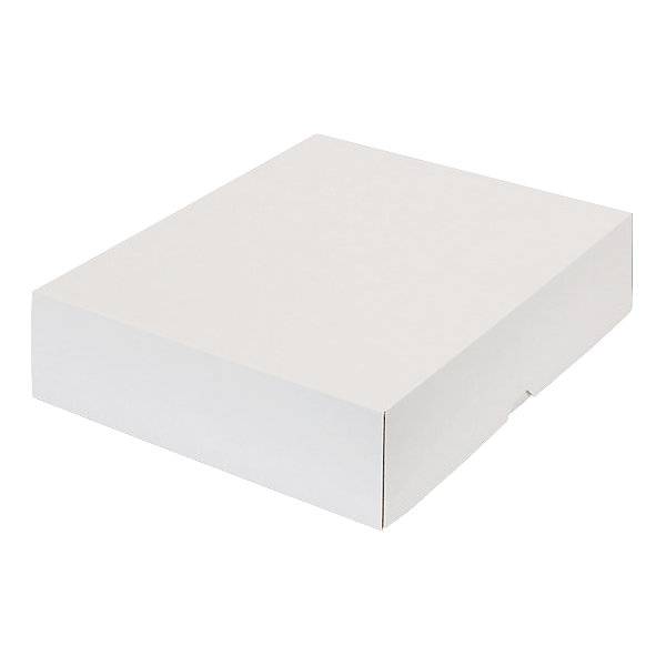 Stülpdeckelkarton zweiteilig Innenmaße 355 x 275 x 80 mm B4 weiß Palette mit VE 1000 Stk. TAKKT Industrial &-0