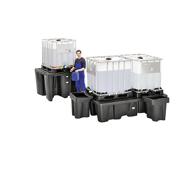 PE-Auffangwanne für Tankcontainer IBC/KTC Kapazität 1 Container Länge 1450 mm. TAKKT Industrial & Packaging-3