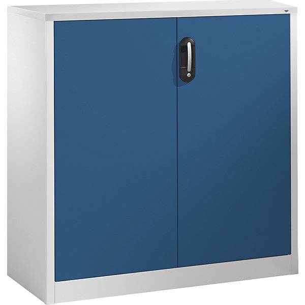 C+P Büroschrank Acurado, H1200xB1200xT400mm, 7035/5010-0