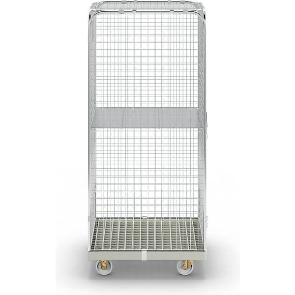 Rollbehälter SAFE HxBxT 1800 x 720 x 810 mm Rollplatte grau. ESB Engineering System Bau GmbH 96862949-2