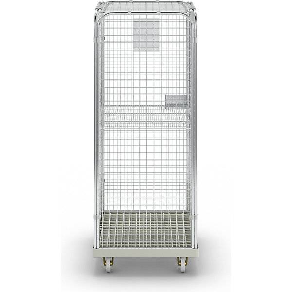 Rollbehälter SAFE HxBxT 1800 x 720 x 810 mm Rollplatte grau. ESB Engineering System Bau GmbH 96862949-3