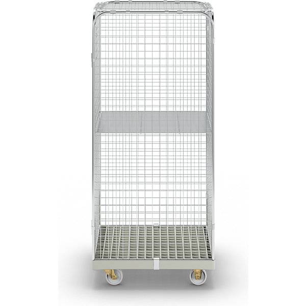 Rollbehälter SAFE HxBxT 1800 x 720 x 810 mm Rollplatte grau. ESB Engineering System Bau GmbH 96862949-4