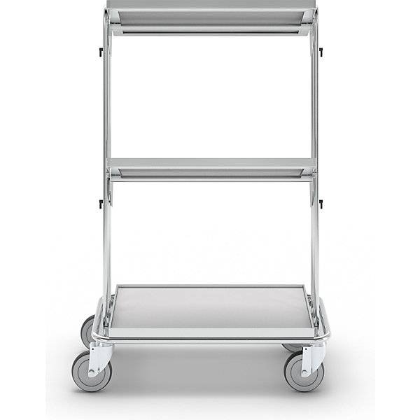 Kommissionierwagen verzinkt LxBxH 740 x 430 x 1165 mm Tragfähigkeit 100 kg. Helge Nyberg GmbH 53224249-2