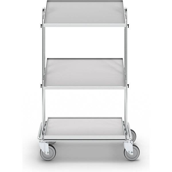 Kommissionierwagen verzinkt LxBxH 740 x 430 x 1165 mm Tragfähigkeit 100 kg. Helge Nyberg GmbH 53224249-3