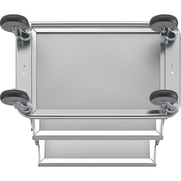 Kommissionierwagen verzinkt LxBxH 740 x 430 x 1165 mm Tragfähigkeit 100 kg. Helge Nyberg GmbH 53224249-4