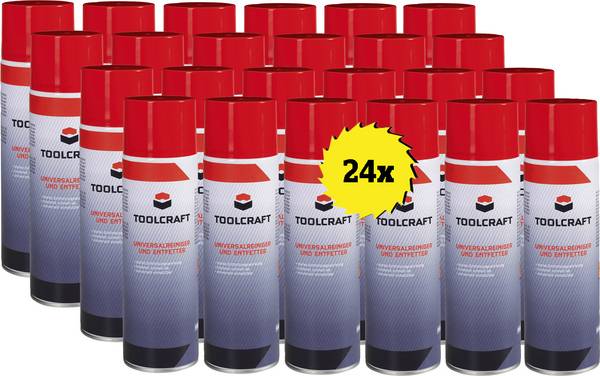 TOOLCRAFT Universalreiniger und Entfetter 500 ml 893812  24 St.
