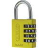 Zahlenschloss Aluminium mit verstellbaren Code 144/40 VE 6 Stk gelb. ABUS | August Bremicker Söhne Bremicker