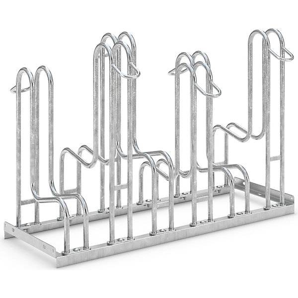 Standparker zweiseitig 6 Stellplätze Reifenbreite bis 55 mm. WSM Walter Solbach | Metallbau GmbH 75514549-4