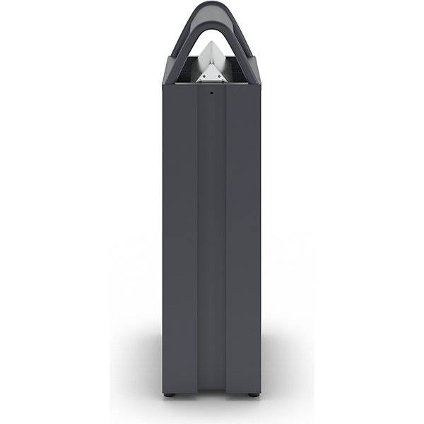 Außenbehälter mit Ascher verschließbar Volumen 60 l schwarzgrau. VAR GmbH 92799049-4
