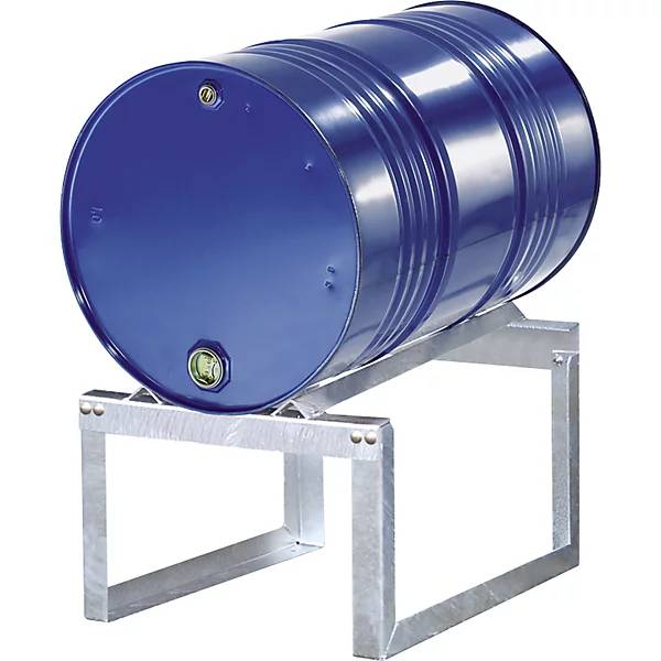 Fassbock für 1 x 200-Liter-Fass feuerverzinkt. TAKKT Industrial & Packaging GmbH 74125049-1