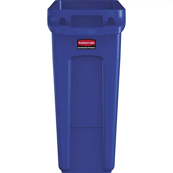 Abfalleimer SLIM JIM® Volumen 60 l mit Lüftungskanälen blau. Newell Brands Germany GmbH 47564849-3