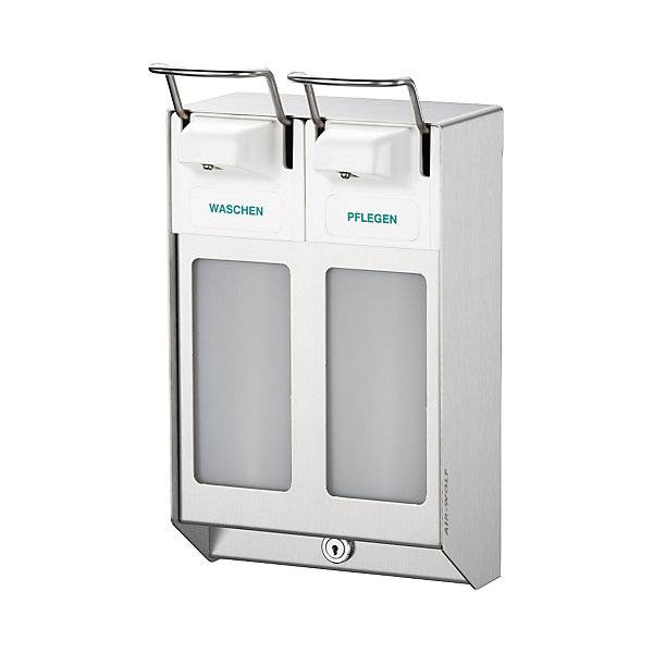 Reihenspender mit 2 Spendern à 1000 ml Edelstahl. Air-Wolf GmbH 48541749