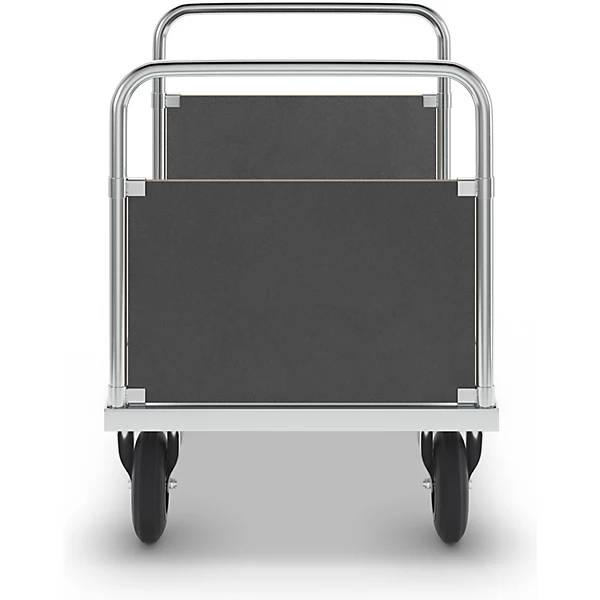 Plattformwagen Tragfähigkeit 500 kg mit 2 Stirnwänden LxBxH 1000 x 700 x 900 mm ohne Feststeller. KONGAMEK AB-2