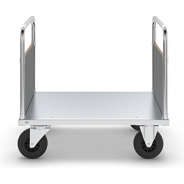 Plattformwagen Tragfähigkeit 500 kg mit 2 Stirnwänden LxBxH 1000 x 700 x 900 mm ohne Feststeller. KONGAMEK AB-3