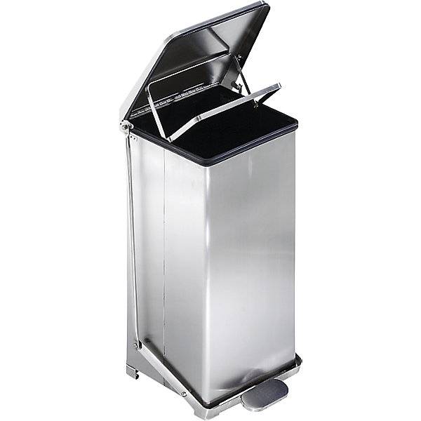 Industrie-Treteimer Edelstahl Volumen 45 l HxBxT 590 x 370 x 370 mm. Vepa Bins Groothandel B.V. 52121049-2