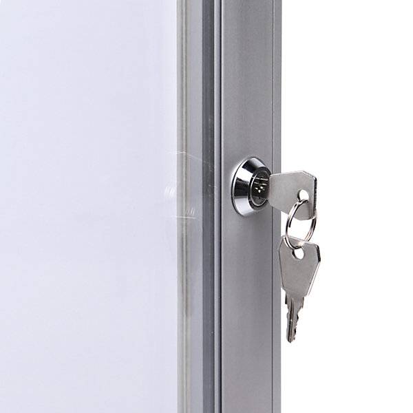 Schaukasten mit Flügeltür Außen-BxHxT 742 x 697 x 33 mm Metallrückwand. TAKKT Industrial & Packaging GmbH-4