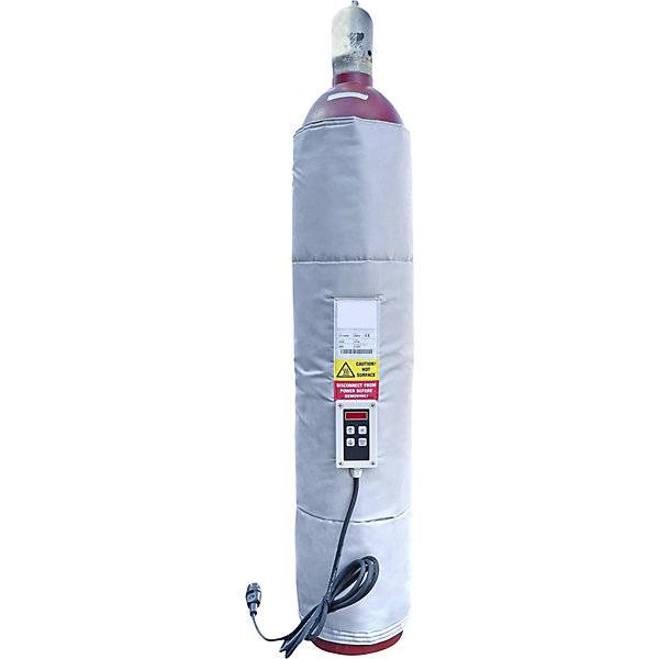 Gasflaschen-Heizmantel für Ø 232 - 270 mm max. 40 °C 435 W. Kuhlmann Electro-Heat A S-4
