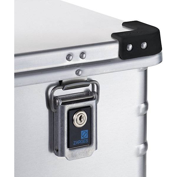 Zarges Box, Lagerbox, Alu Kiste - Aluminium - 42 l - Höhe 240 mm - Breite 600 mm - Tiefe 400 mm - Transportkiste-4