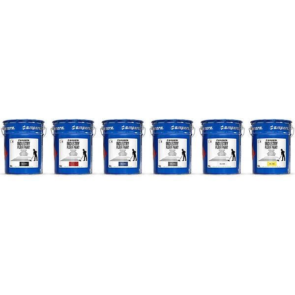 Bodenmarkierungsfarbe Industry Floor Paint® Inhalt 5 l gelb. Ampere Deutschland GmbH 68637949-2