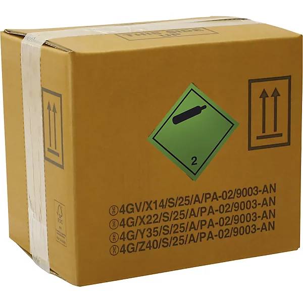 Gefahrgutkarton PREMIUM braun Innenmaße 360 x 260 x 300 mm Palette mit VE 160 Stk. TAKKT Industrial & Packaging-4