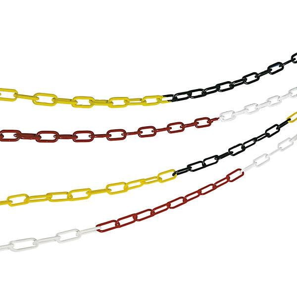 Nylon-Gütekette MNK-Güte 6 Bundlänge 50 m rot. Moravia Wiesbaden| Gesellschaft F.Verkehrszeichen | und-1