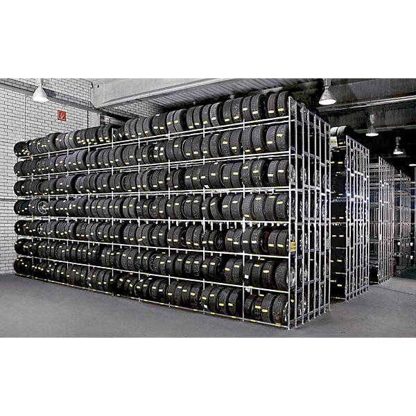 Reifenregal verzinkt Blockregal 3 Ebenen Anbaufeld. Scholz Regalsysteme GmbH 50596949-2