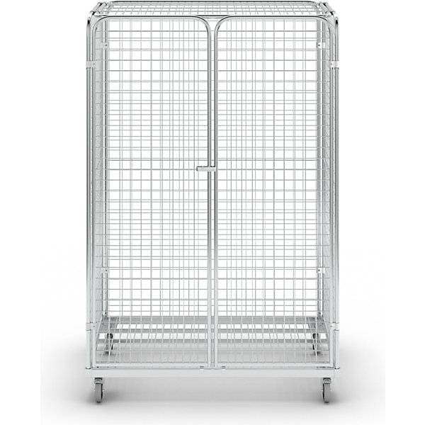 Stahlrollbehälter LxB 1200 x 800 mm allseitig geschlossen mit 2 Türen. ESB Engineering System Bau GmbH-1