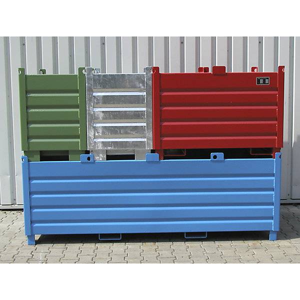 Sammelbehälter Volumen 20 m³ lichtblau. TAKKT Industrial & Packaging GmbH 61096749-4