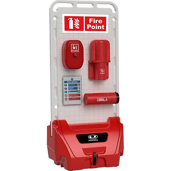 Mobile Service-Station SAFETY POINT mit abschließbarem Deckel Dichtung für Sicherheits-/Schutzprodukte rot.-4