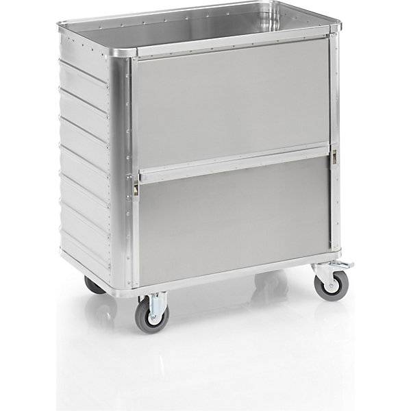 Alu-Kastenwagen absenkbare Seitenwand ohne Deckel Volumen 355 l. Gmoehling Transportgeraete | GmbH 12409349