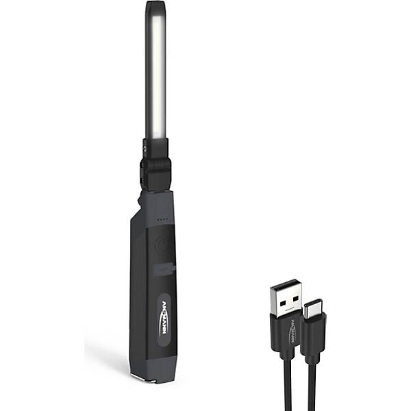 LED-Akku-Arbeitsleuchte IL500R 130 / 500 lm schwarz LxBxH 320 x 43 x 33 mm. Ansmann 677661 49-1