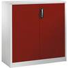 C+P Büroschrank Acurado, H1200xB1200xT400mm, 7035/3003