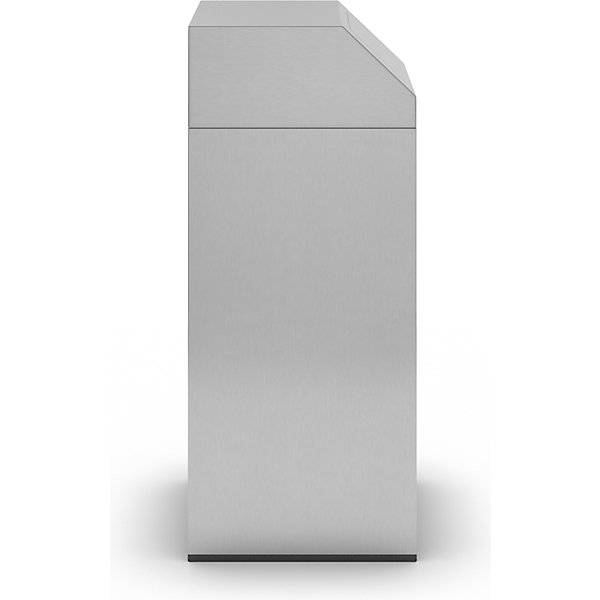 Edelstahl-Abfallsammler für innen und außen Volumen 76 l BxHxT 380 x 890 x 380 mm mit Edelstahl-Innenbehälter.-4