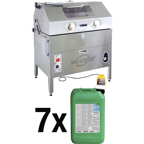 Teilewaschgerät HP VIGO Set mit 7 x 20-l-Industriereiniger Nutzlast 150 kg. Bio Circle Surface Technology GmbH-4