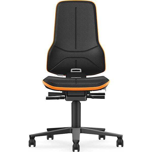 NEON Arbeitsdrehstuhl ESD Rollen Synchronmechanik Skintec Flexband orange. Bimos-Sitztechnik | Interest.-3