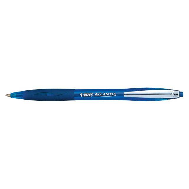 Kugelschreiber ATLANTIS Soft 0,4mm Druckmechanik blau-2