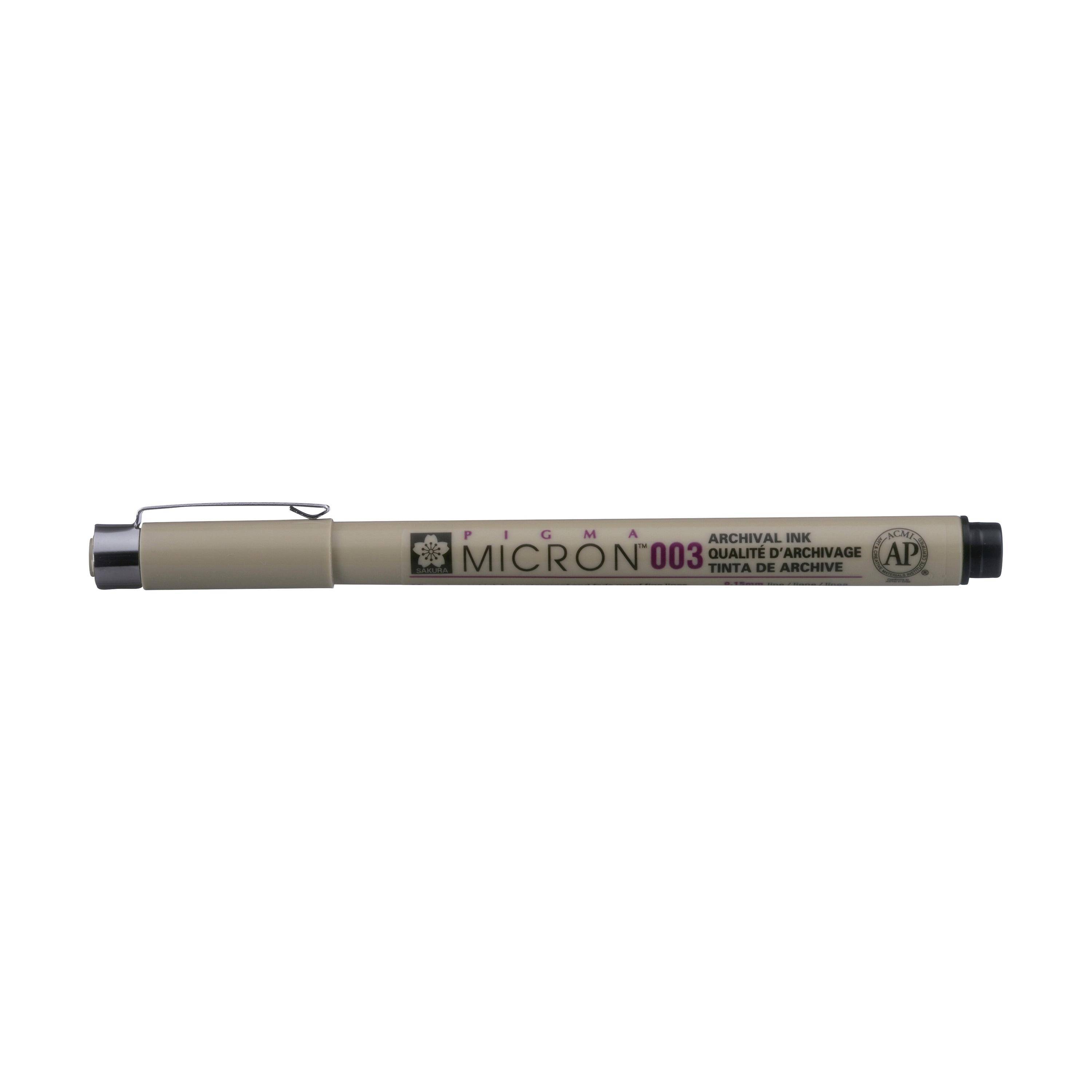 SAKURA Fineliner PIGMA MICRON 003, schwarz (8012303)-0