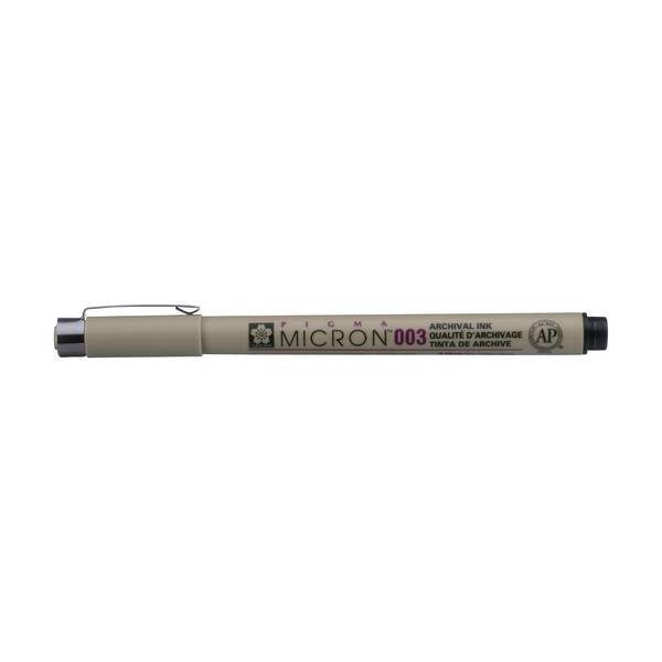 SAKURA Fineliner PIGMA MICRON 003, schwarz (8012303)