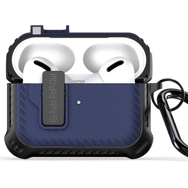 Dux Ducis PECI-Serie Kopfhörerhülle kompatibel mit AirPods Pro 2 Saphirblau