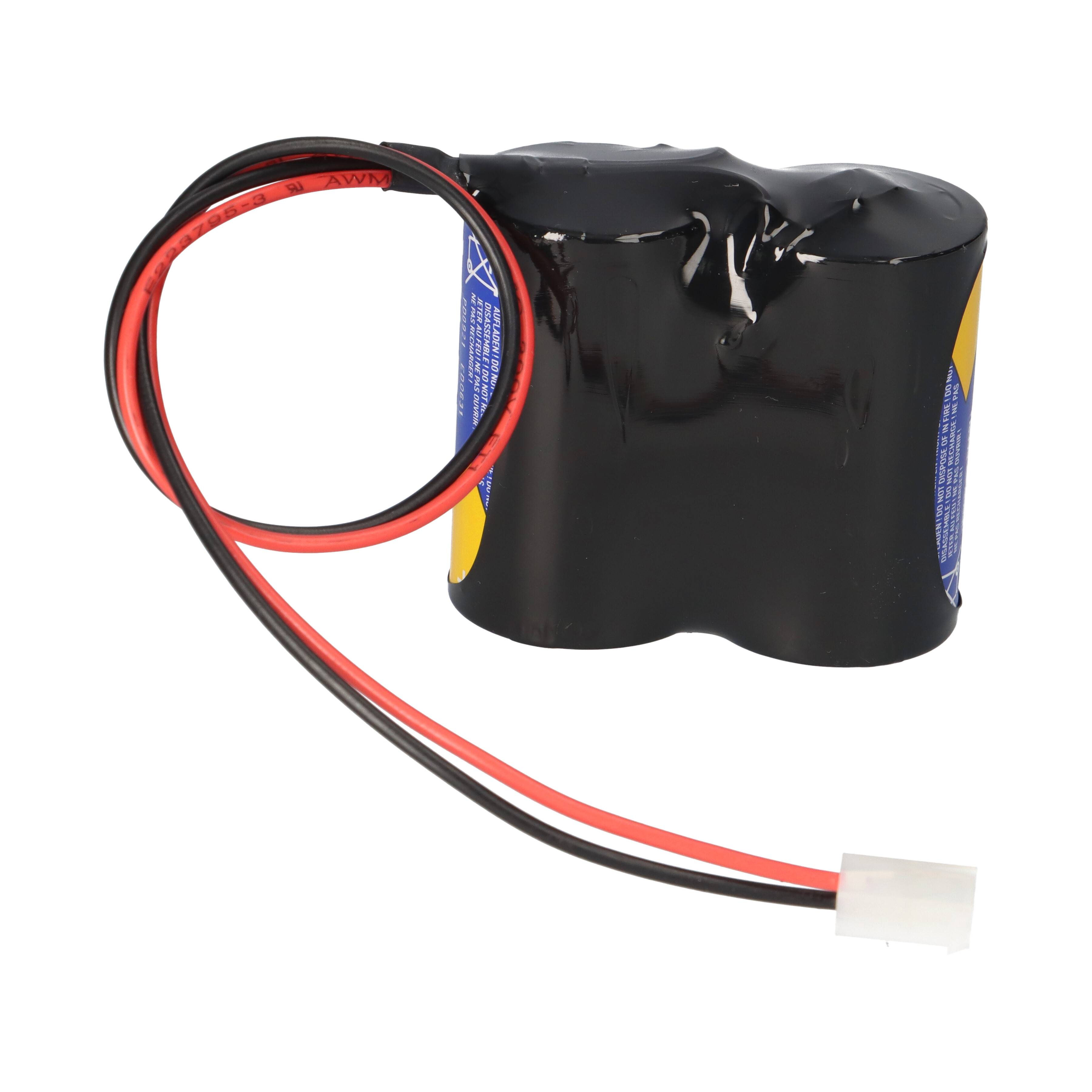 1x Ersatzbatterie kompatibel ABUS Security-Center für 2WAY-Funksirene-1