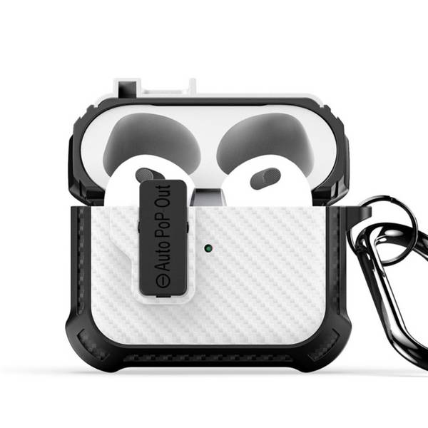 Dux Ducis PECI-Serie Kopfhörerhülle kompatibel mit Airpods 3 Weiß
