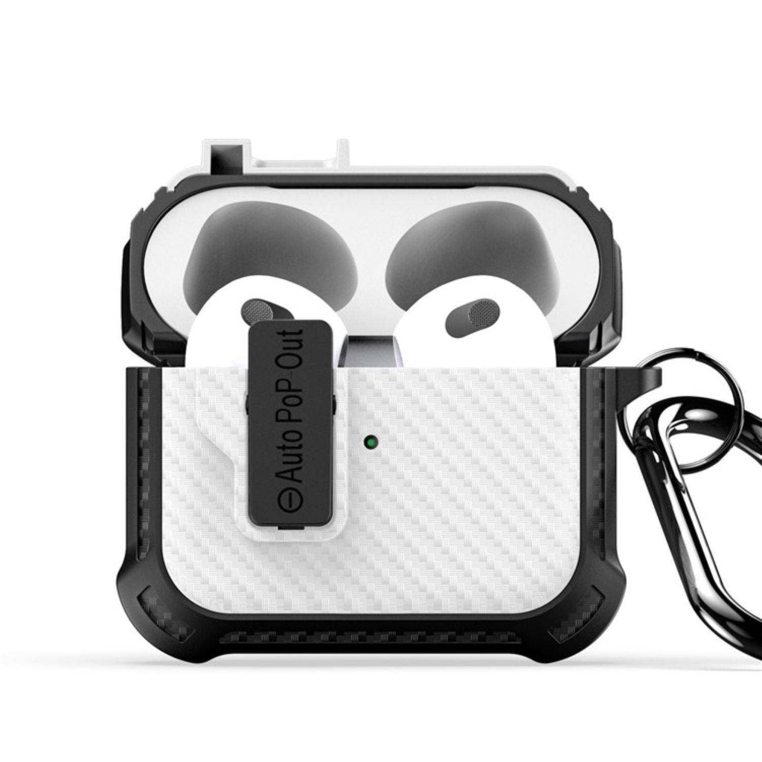 Dux Ducis PECI-Serie Kopfhörerhülle kompatibel mit Airpods 3 Weiß-0