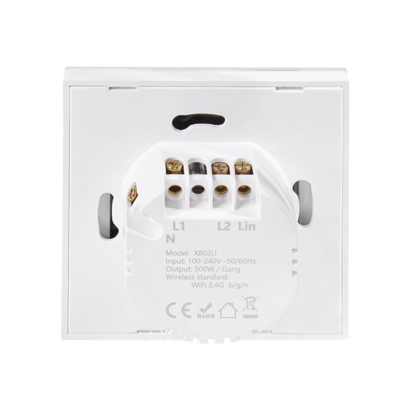 Logilink WiFi Smart EU Light Switch, 2-Gang, Tuya compatible Home & Living Plug&Play-0