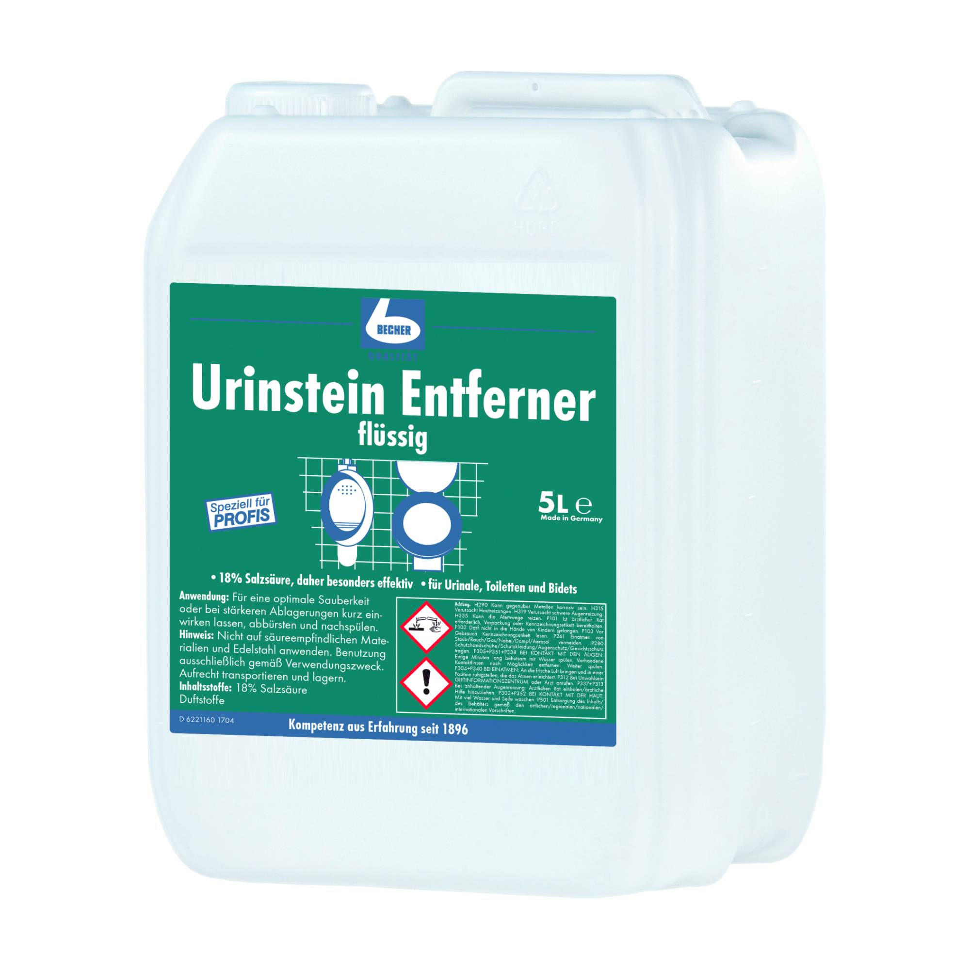 Dr. Becher Urinstein Entferner 5 Liter | Kanister (5 l)-1
