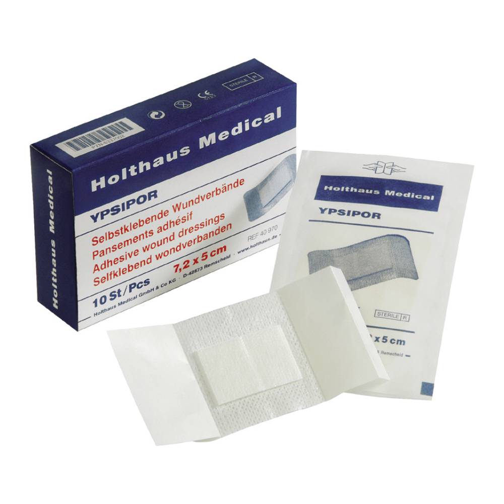 Holthaus Ypsipor Wundverband 8 x 10 cm, steril | Packung (1 Stück)