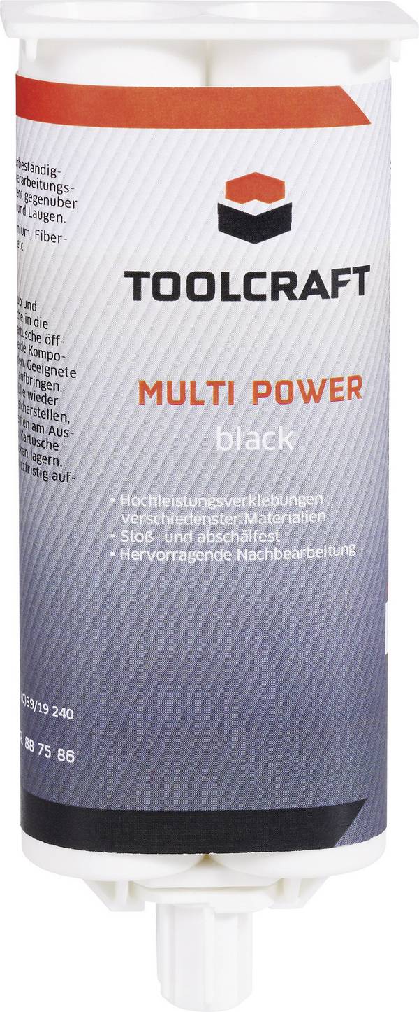 TOOLCRAFT MULTI POWER Black Zwei-Komponentenkleber MP3S.K50BL 50 ml