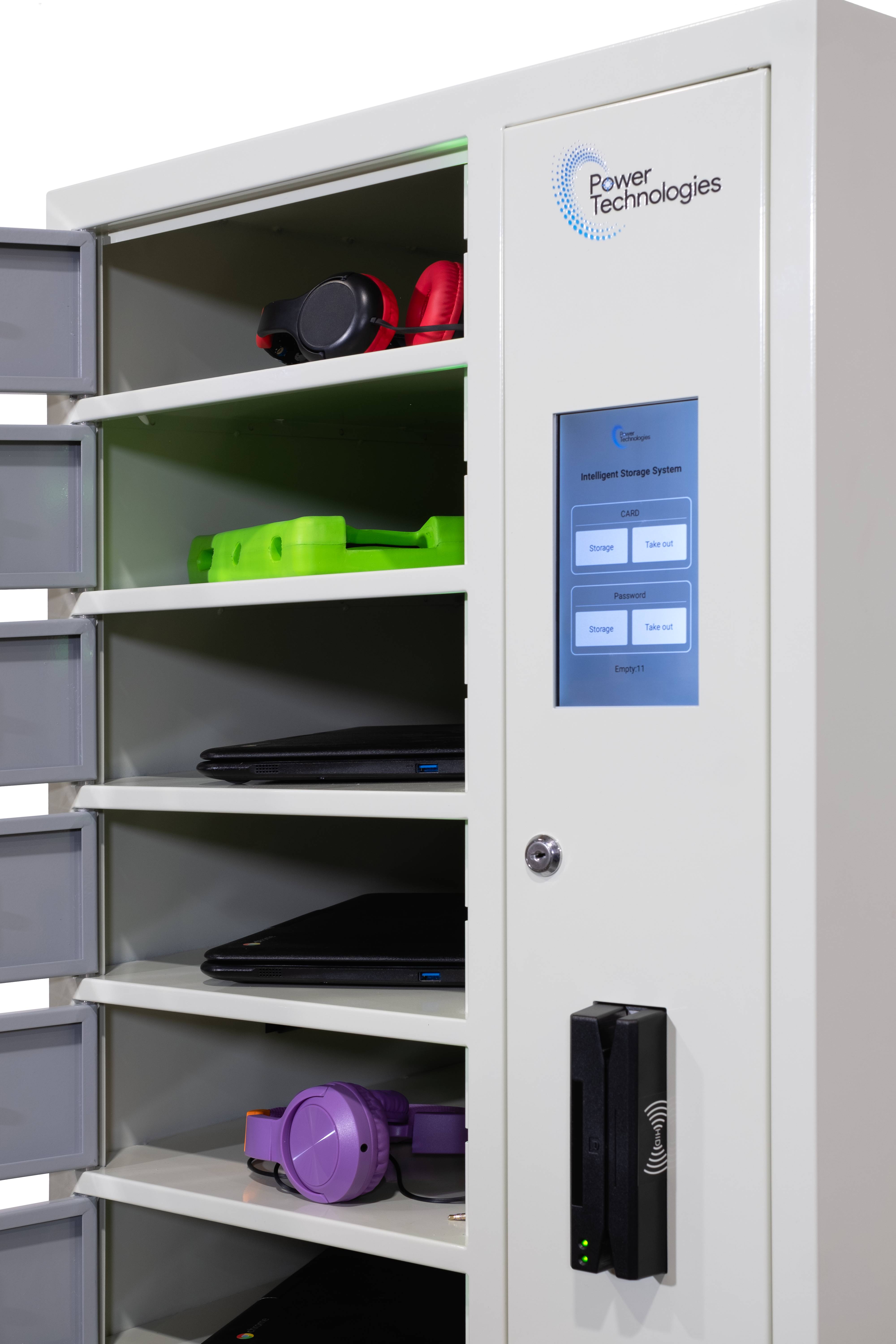 SC-LOCKER-12™ Ladeschrank / Ladefach, 12 Schliessfächer, Schloss mit RFID-System, USB-C, 220V EU-4