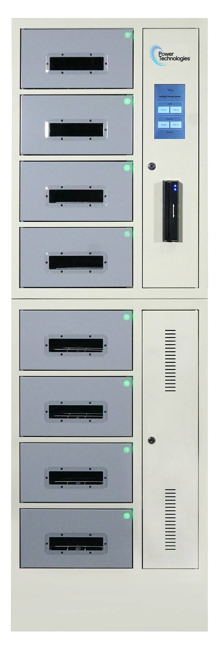 CSC-LOCKER-8™ Ladeschrank / Ladefach, 8 Schliessfächer, mit UV-C Desinfektion, Schloss mit RFID-System, USB-C, 220V EU-0