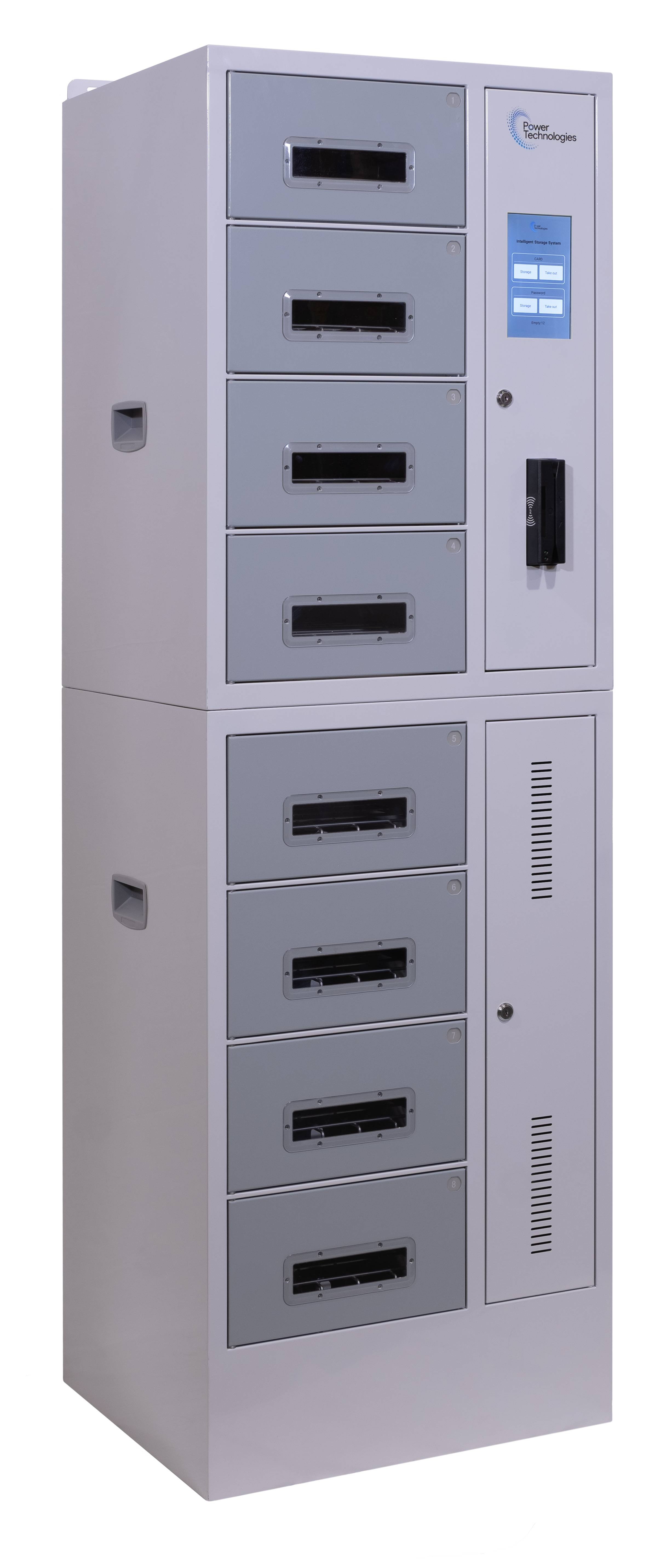 CSC-LOCKER-8™ Ladeschrank / Ladefach, 8 Schliessfächer, mit UV-C Desinfektion, Schloss mit RFID-System, USB-C, 220V EU-1